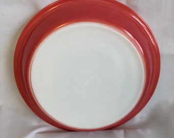 #209 Pyrex Flamingo Pink Pie Plates Pair