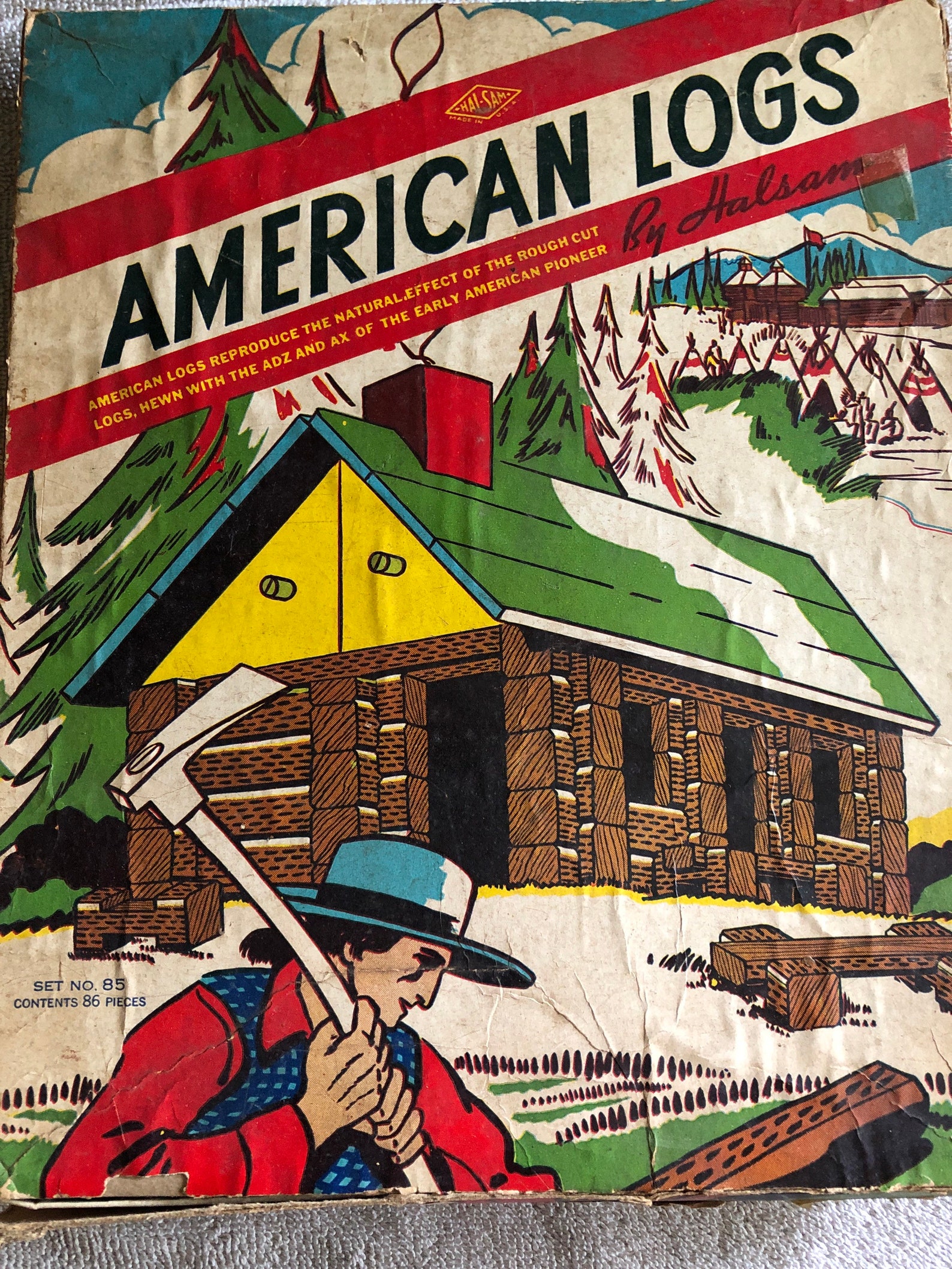 American Logs Set NO. 85 by Halsam. | Etsy