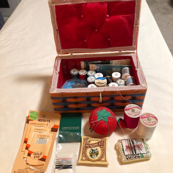 Vintage Sewing Box Etsy