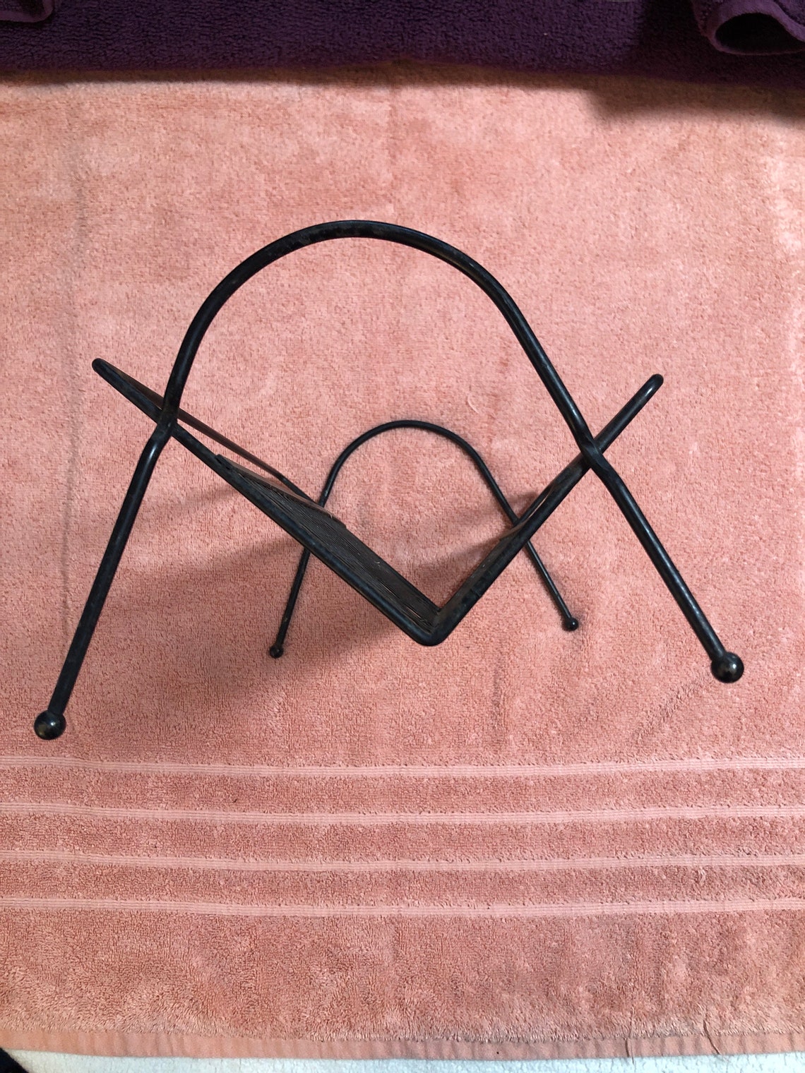 Vintage Record Wire Record Holder. 45s or Maybe Magazines. Etsy