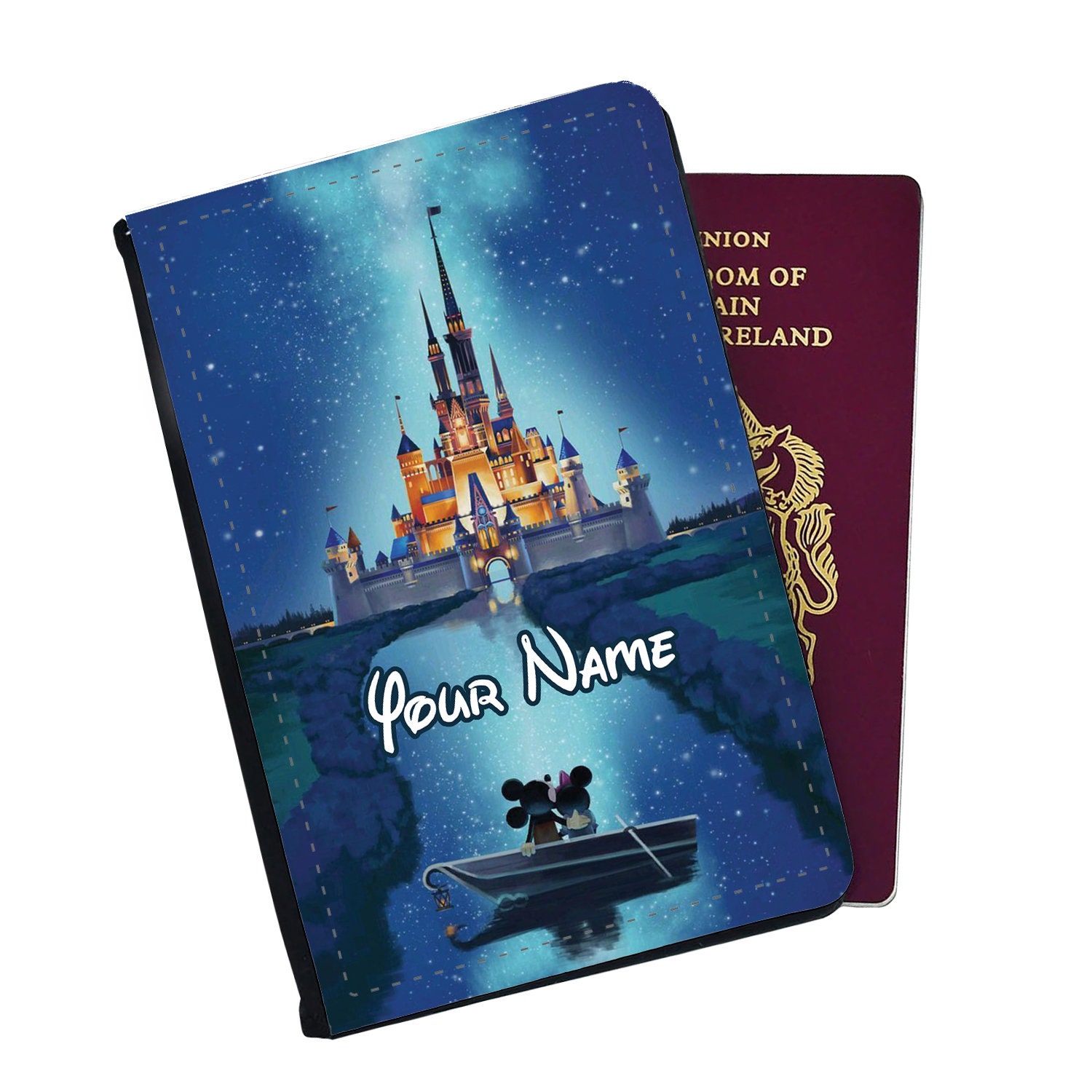 Discover Personalised Disney Mickey Mouse and Minnie Passport Cover