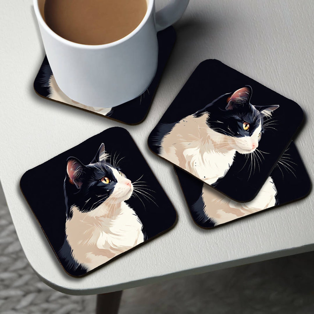 Personalised High Gloss Cup Coasters, Square Drink Coaster, Round ...