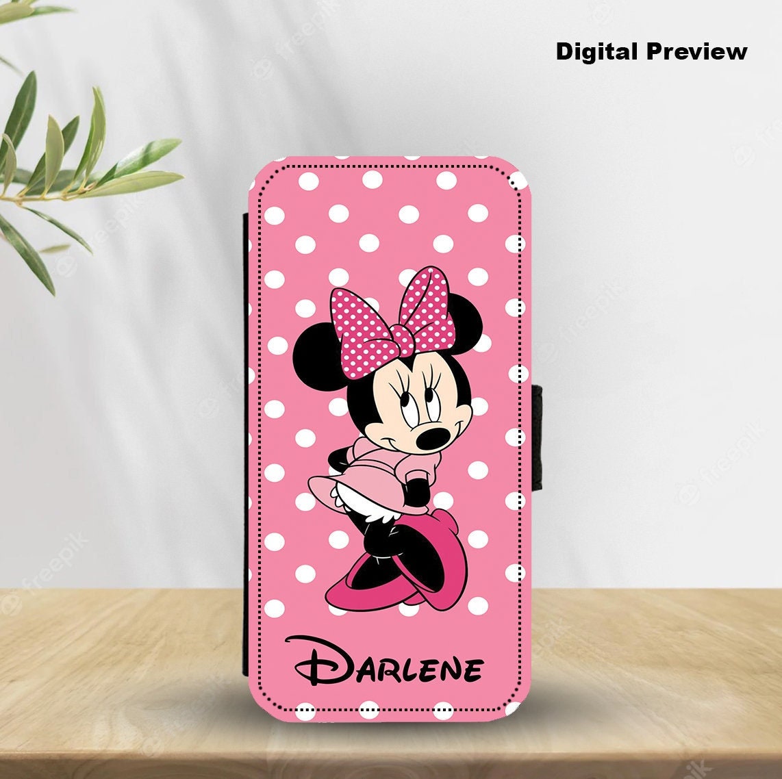 Minnie Mouse - Protection pour téléphone portable Minnie Mouse Rose (10,5 x  18 x 1 cm) - Coque, étui smartphone - Rue du Commerce