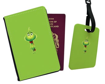 Funny luggage tag,Christmas,Gingerbread Cookies Hanging from Fir Branches Forest Silhouette,Womens The Getaway Luggage Tag Light Brown Green Light Grey Funny luggage tag,Christmas,Gingerbread Cookies Hanging from Fir Branches Forest Silhouette,Womens The Getaway Luggage Tag Light Brown Green Light Grey