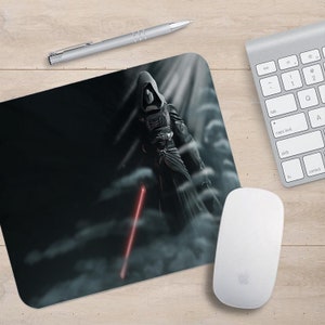 Gaming Mouse Pad, Non-slip Rubber base Mouse Mat, Waterproof Surface, Office Working, Personalised Gift, Star Wars, Darth Vader, Mandalorian