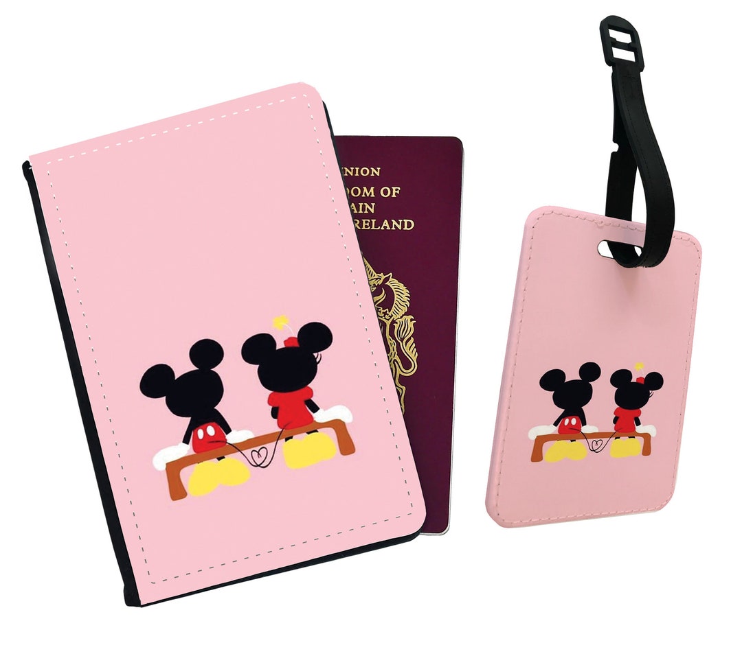 Personalised Stylish Faux Leather Passport Cover & Luggage Tag Etsy