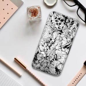 Custodia per telefono con portafoglio e inserti per carte di credito, custodia personalizzata per iPhone e Samsung ispirata ai fumetti Marvel, Avengers Assemble: aggiungi il tuo nome!