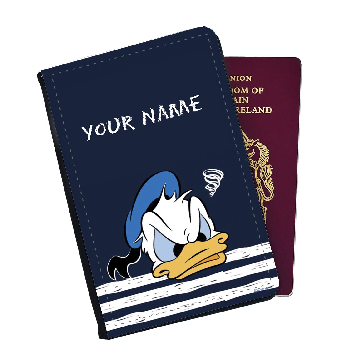 Discover Personalised Disney Donald Duck Passport Cover