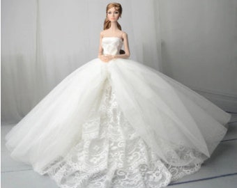 barbie doll wedding dress