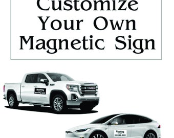 Van Truck Business Sign 2 Pack Custom Magnetic Sign 24in x 36in Great Auto Van Truck Business Sign 2 Pack Custom Magnetic Sign 24in x 36in Great Auto