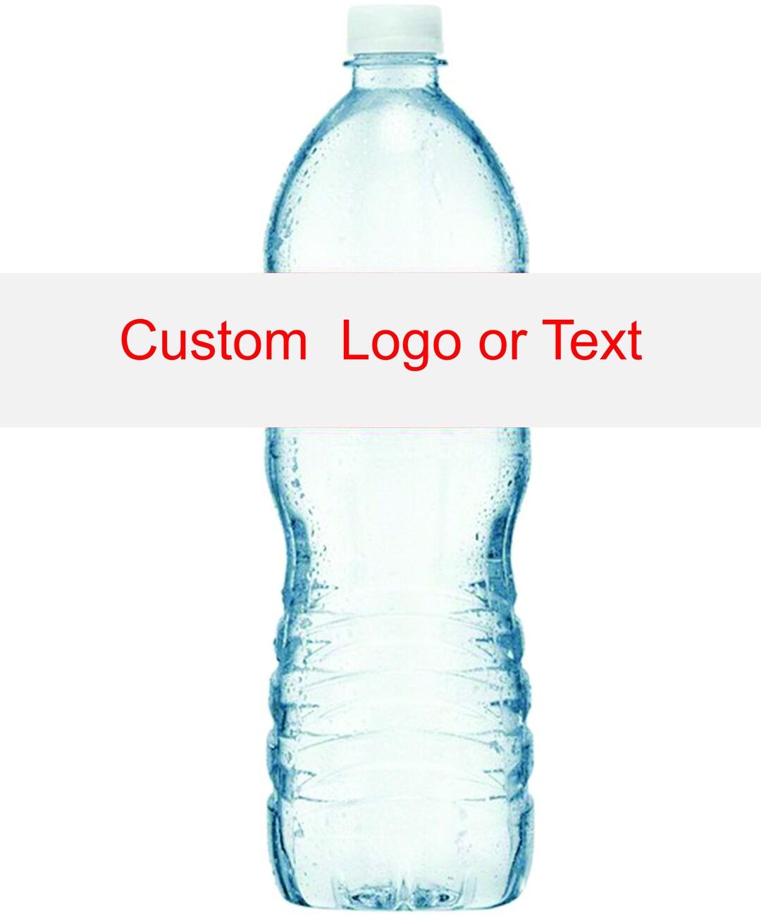 Custom Water Bottle Labels Your Business Logo or Design Custom Logo