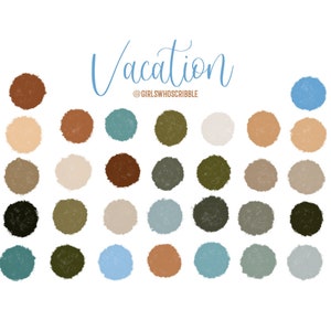 Procreate Vacation Color Palette Procreate Beach Palette 30 image 2