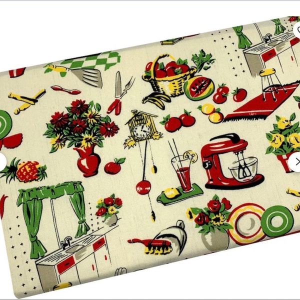 Fifties Kitchen Retro Style 1950s  Kitchen Design  Fabric by Michael Miller