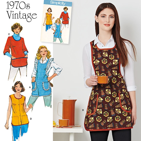 Smock Apron Pattern Etsy