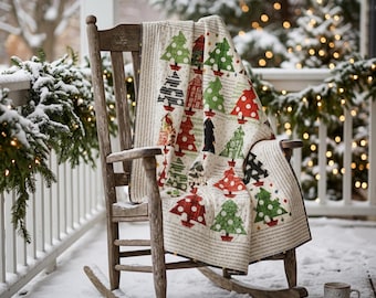 Tannenbaum Patch Christmas Holiday Quilt Kit by J. Wecker Frisch