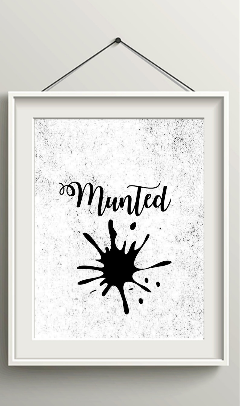Munted digital wall art Party and hangover digital print Sassy bar room wall decor