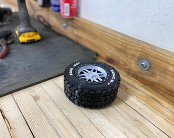 Echo Dot 4x4 Tire holder for Gearheads and Off-Road enthusiasts - Alexa can be more than a smart speaker, let her show your muddy side!