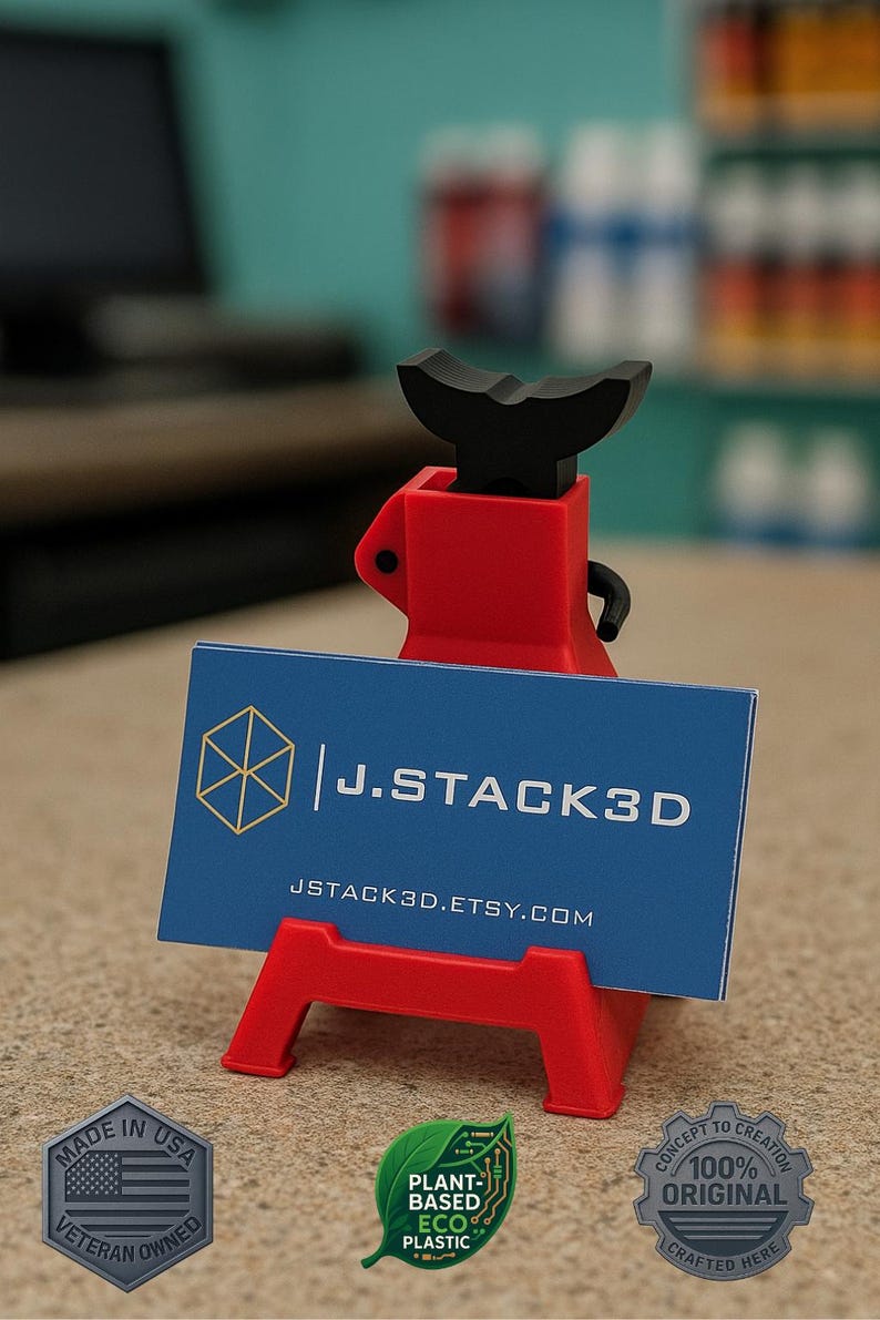 Jack Stand Phone Holder | Mechanic Desk or Toolbox Accessory image 2