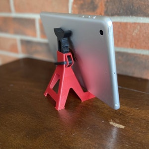 Jack Stand Phone or Business Card Holder - Perfect workbench, toolbox, or desktop addition for Gearheads and Automotive Enthusiasts!