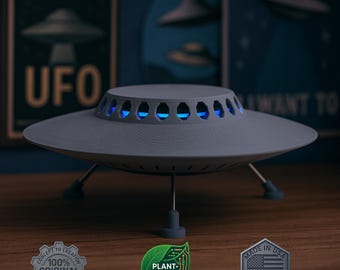 Gen 3 Echo Dot Flying Saucer - Alexa is out there....