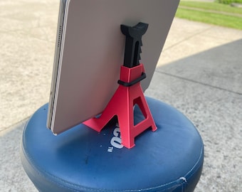 Jack Stand Tablet Holder - Mechanic Work Bench or Toolbox Accessory