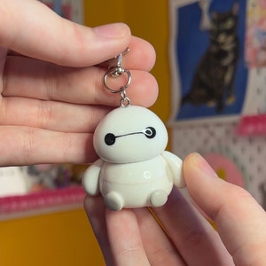 PREORDER* Lil helper stash jar keychain  | polymer clay stash jar big hero 6 Baymax keychain