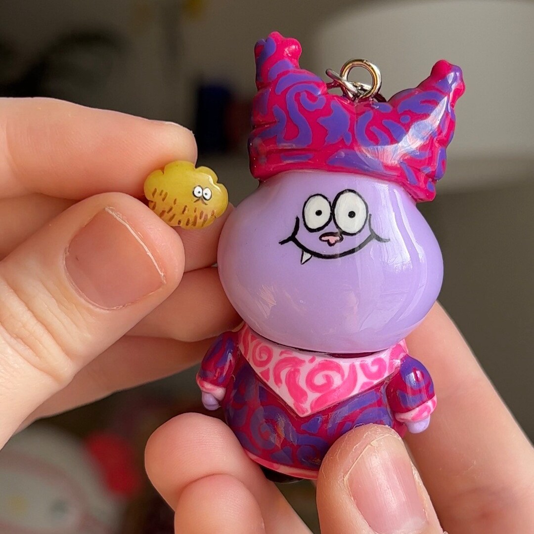 Chowder Stash Keychain Polymer Clay Stash Jar Nostalgic 2010s Cartoons