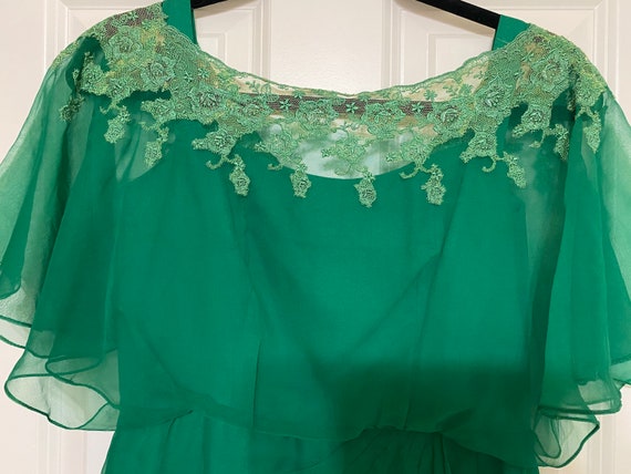 Emerald Green Edwardian Style Dress
