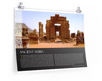 African History Information Poster: Ancient Nubia