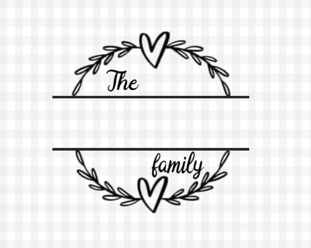 Download Family Frame Svg File Svg Saying Family Name Svg Family Etsy