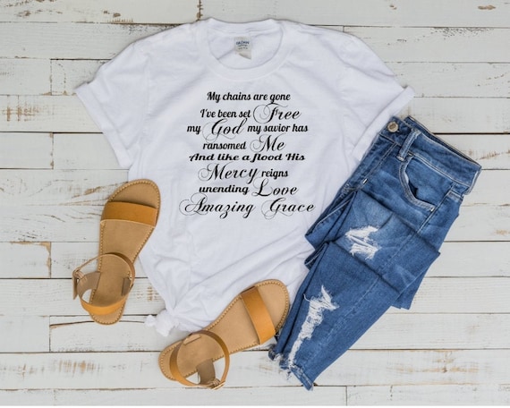 My Chains Are gone Lyrics Tote Bag My Chains Are gone Lyrics Tote Bag
