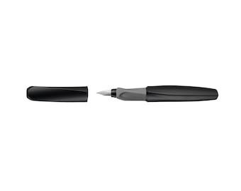 Pelikan Twist Fountain Pen: Black, Stainless Steel Nib