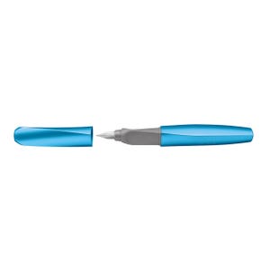 Penna stilografica Pelikan Twist Frosted Blue con pennino medio