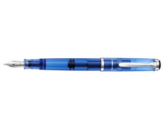 Pelikan Classic M205 Blue Transparent Demonstrator Special Edition Fountain Pen