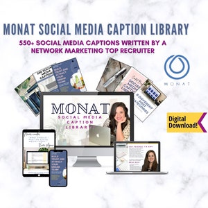 Monat Social Media Captions |  Monat IG Posts Social Media Kalender | Monat Inhalt Kalender Monat FB Posts Monat Instagram Post