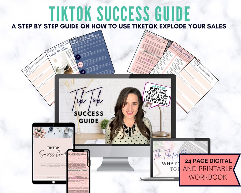 Tiktok Planner for Businesses Tiktok Business Workbook Tiktok Training Tiktok Influencer Tiktok ...