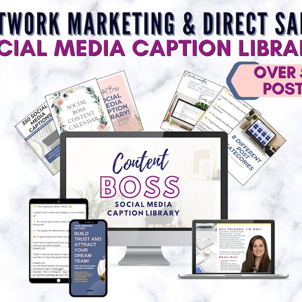 Network Marketing Social Media Posts MLM Social Media Posts Social Media Captions Direct Sales Instagram Posts MLM Instagram Posts
