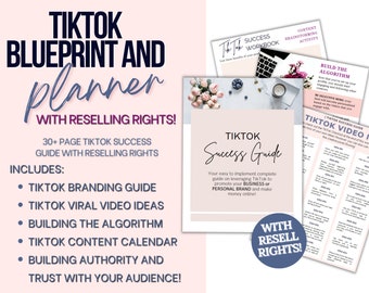 TikTok Digital Training - PLR, MRR, Resale & Commercial Rights! Done For You TikTok Guide