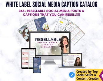 PLR Social Media Posts White Label IG Posts PLR Facebook Posts Private Label Rights Instagram plr fb posts