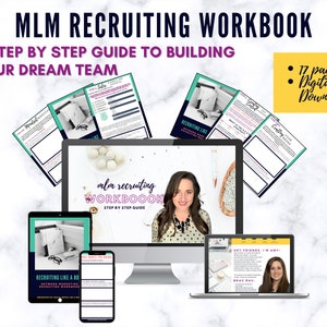 Network Marketing Recruiting Planner MLM Team Building Direct Sales Recruiting Guide Network Marketing Planner
