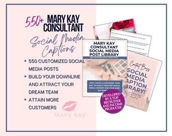 550 Mary Kay Captions | Mary Kay Social Media Calendar | Mary Kay Consultant