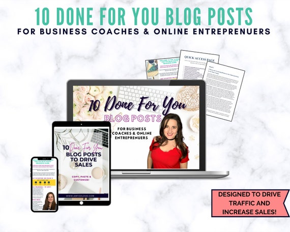 Done For You Blog Posts For Business Coach & Online Entrepreneur DFY Blog Posts MRR Blog Posts PLR Business Coach