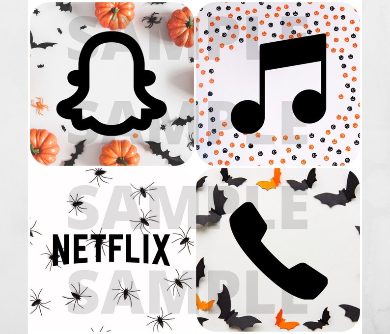 Halloween App Icons IOS 14 Etsy