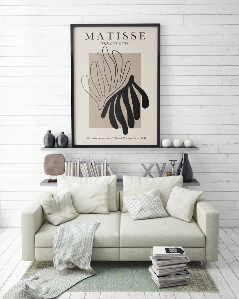 Henri Matisse Cutouts Print Printable Wall Art Matisse - Etsy