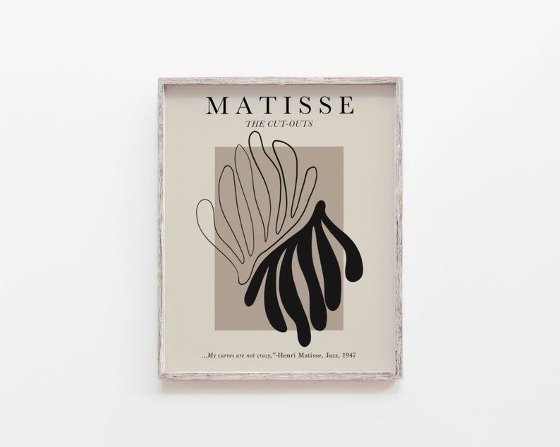 Henri Matisse Cutouts Print Printable Wall Art Matisse - Etsy