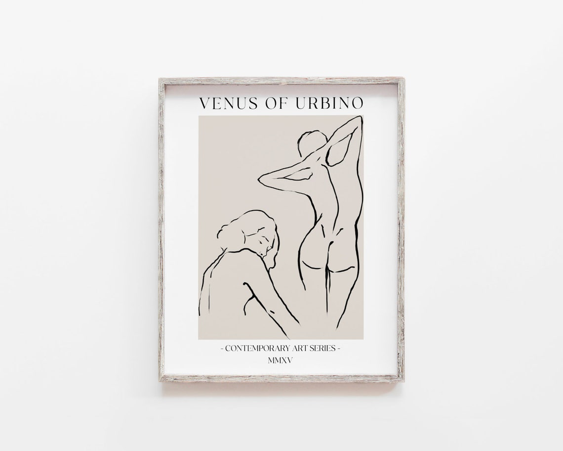 Minimalist Set of 2 Print Printable Wall Art Abstract Art Etsy