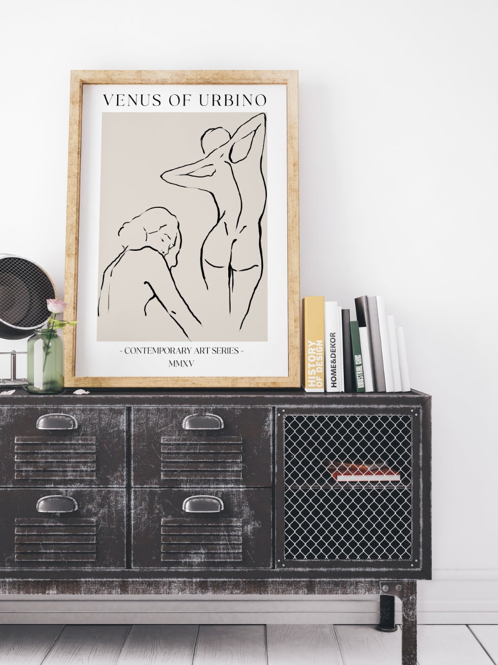 Minimalist Set of 2 Print Printable Wall Art Abstract Art Etsy