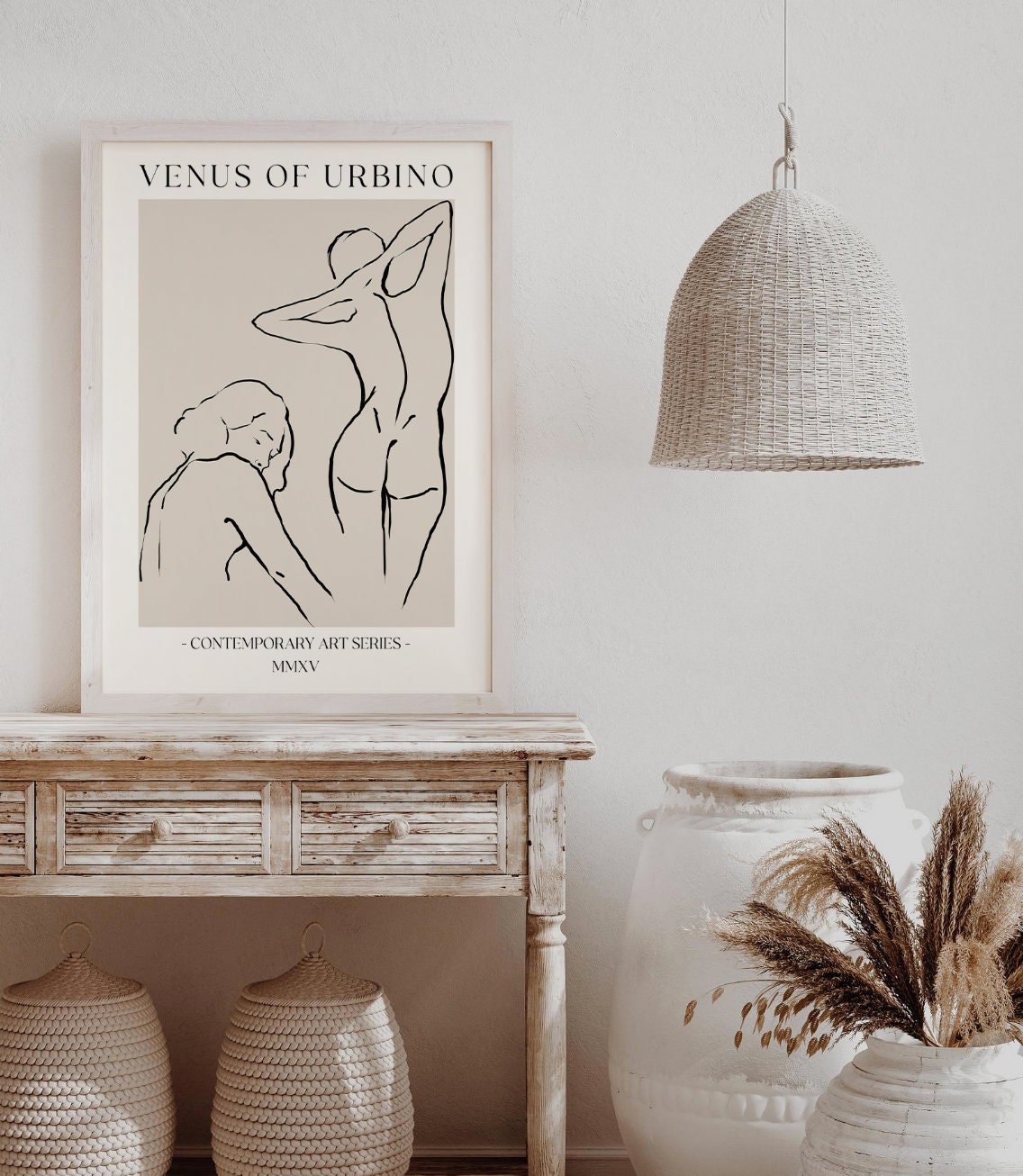 Minimalist Set of 2 Print Printable Wall Art Abstract Art Etsy