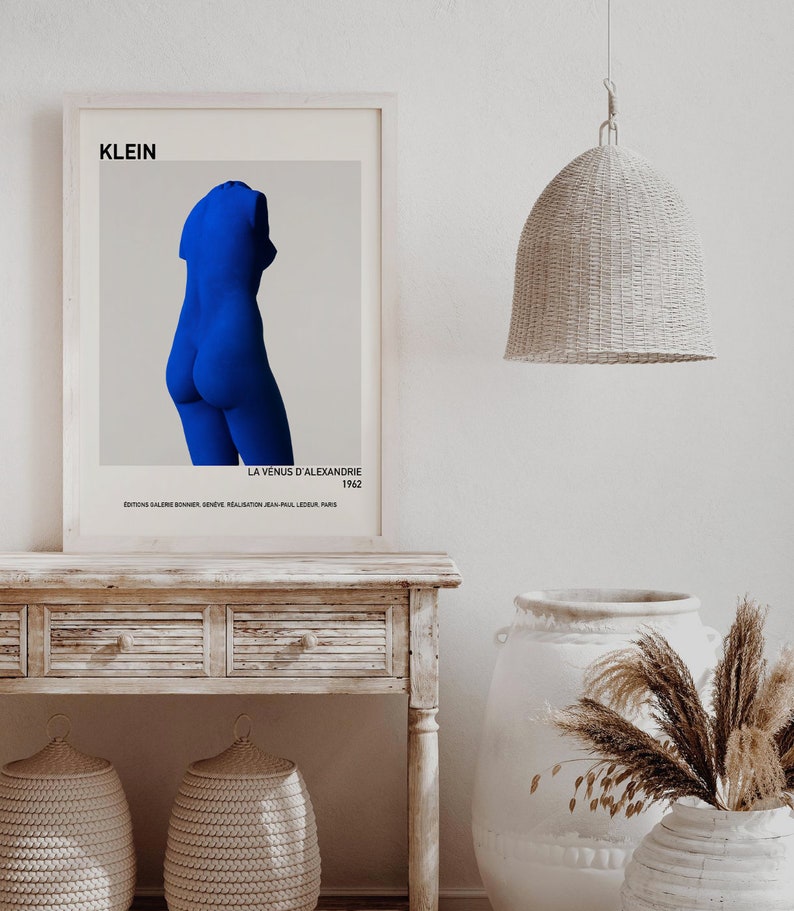 Yves Klein Prints Set of 2 Printable Wall Art Exhibition Etsy