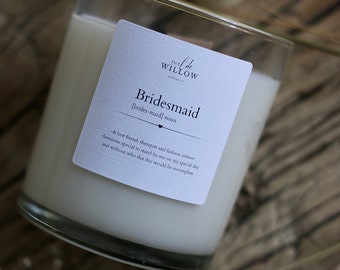 Bridesmaid Candle
